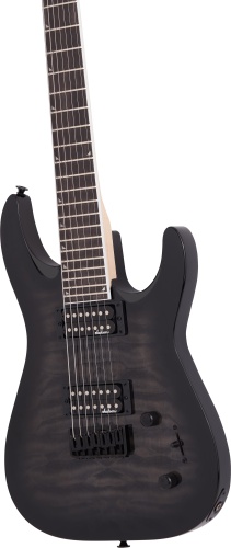 JACKSON JS22Q-7 Dinky DKA HT Transparent Black Burst фото 5